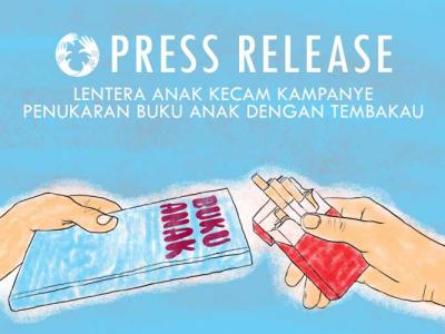 Lentera Anak Kecam Kampanye Penukaran Buku Anak dengan Tembakau