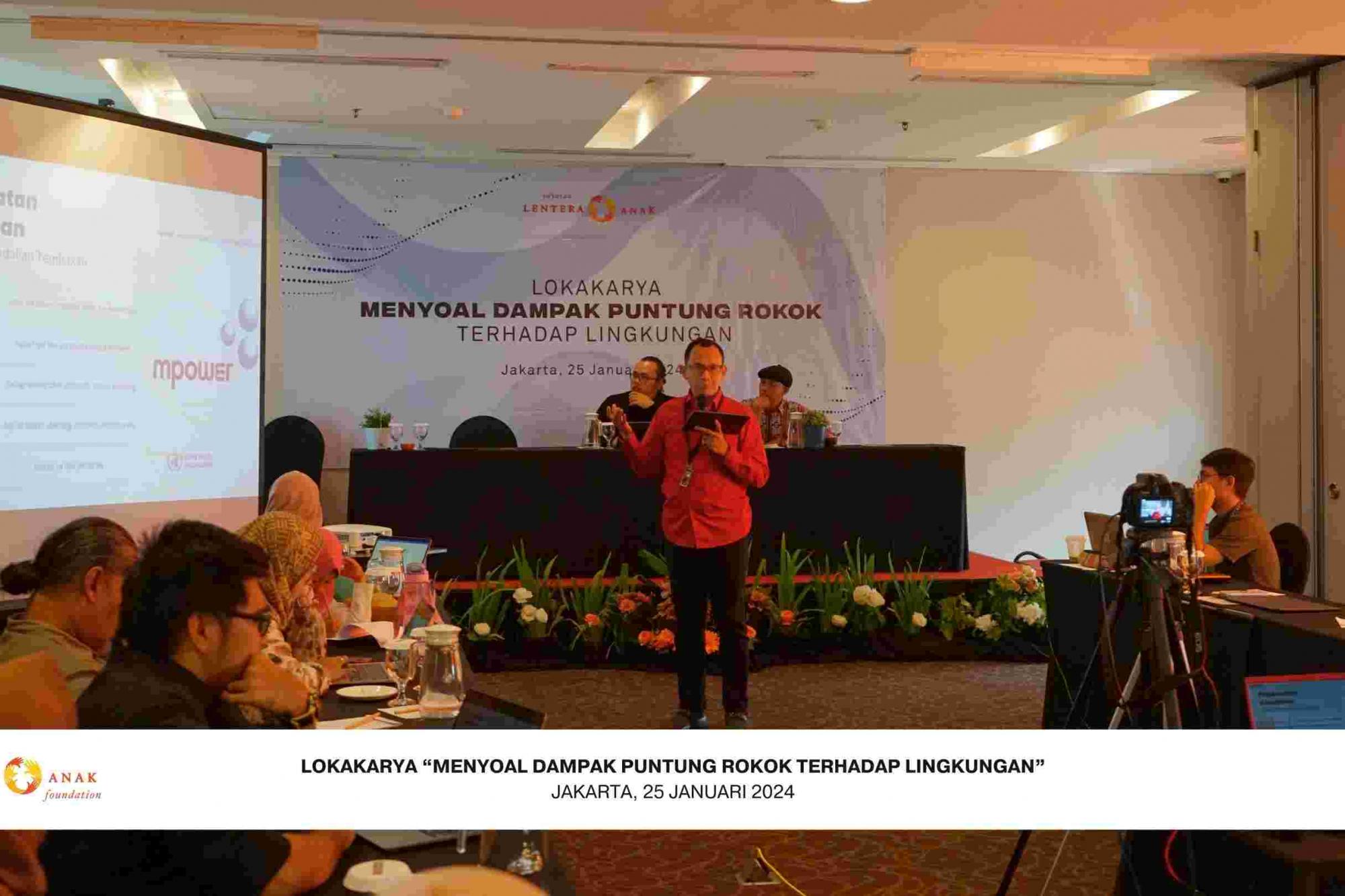 Lokakarya Menyoal Dampak Puntung Rokok terhadap Lingkungan